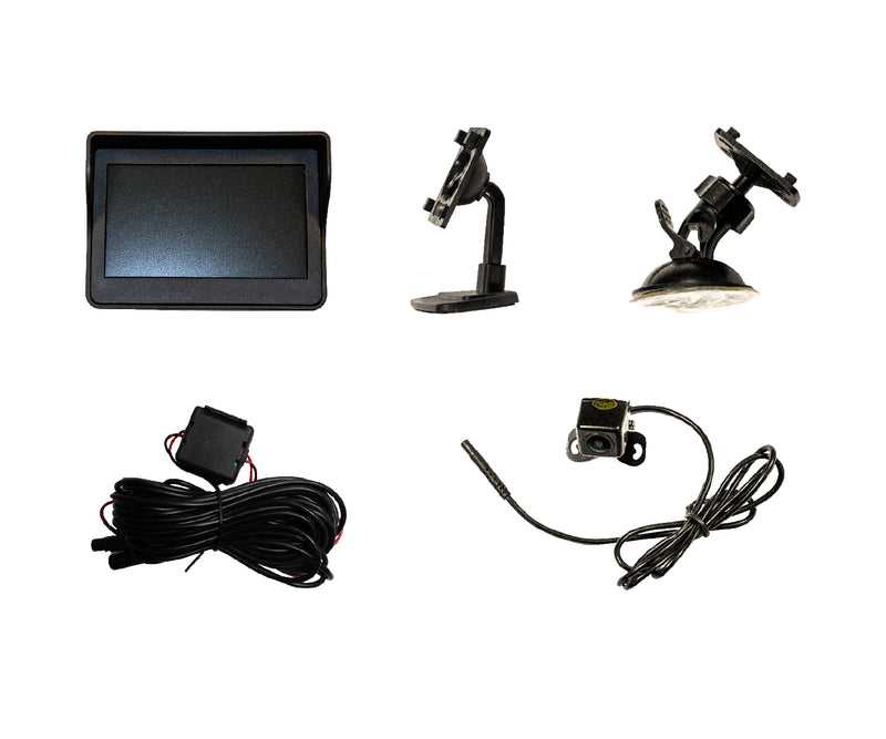 Universal 4.3" Monitor & Reversing Camera Kit